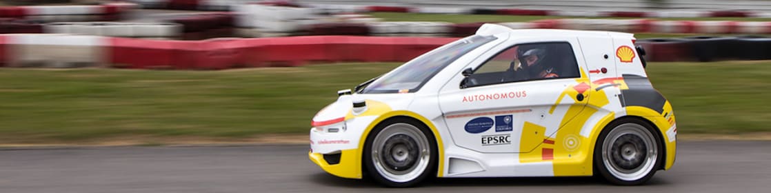 Autonomous car on track