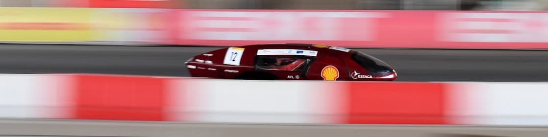 Car on track