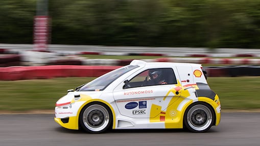 Autonomous car on track