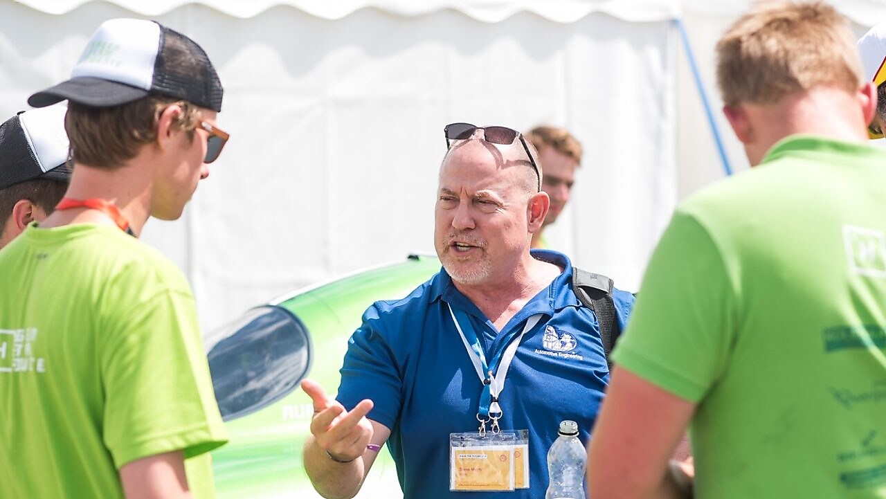 Shell Eco-marathon partner talks to students