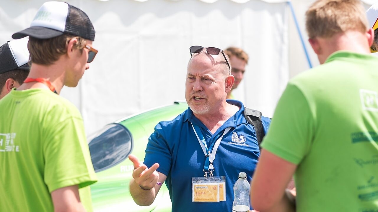 Shell Eco-marathon partner talks to students