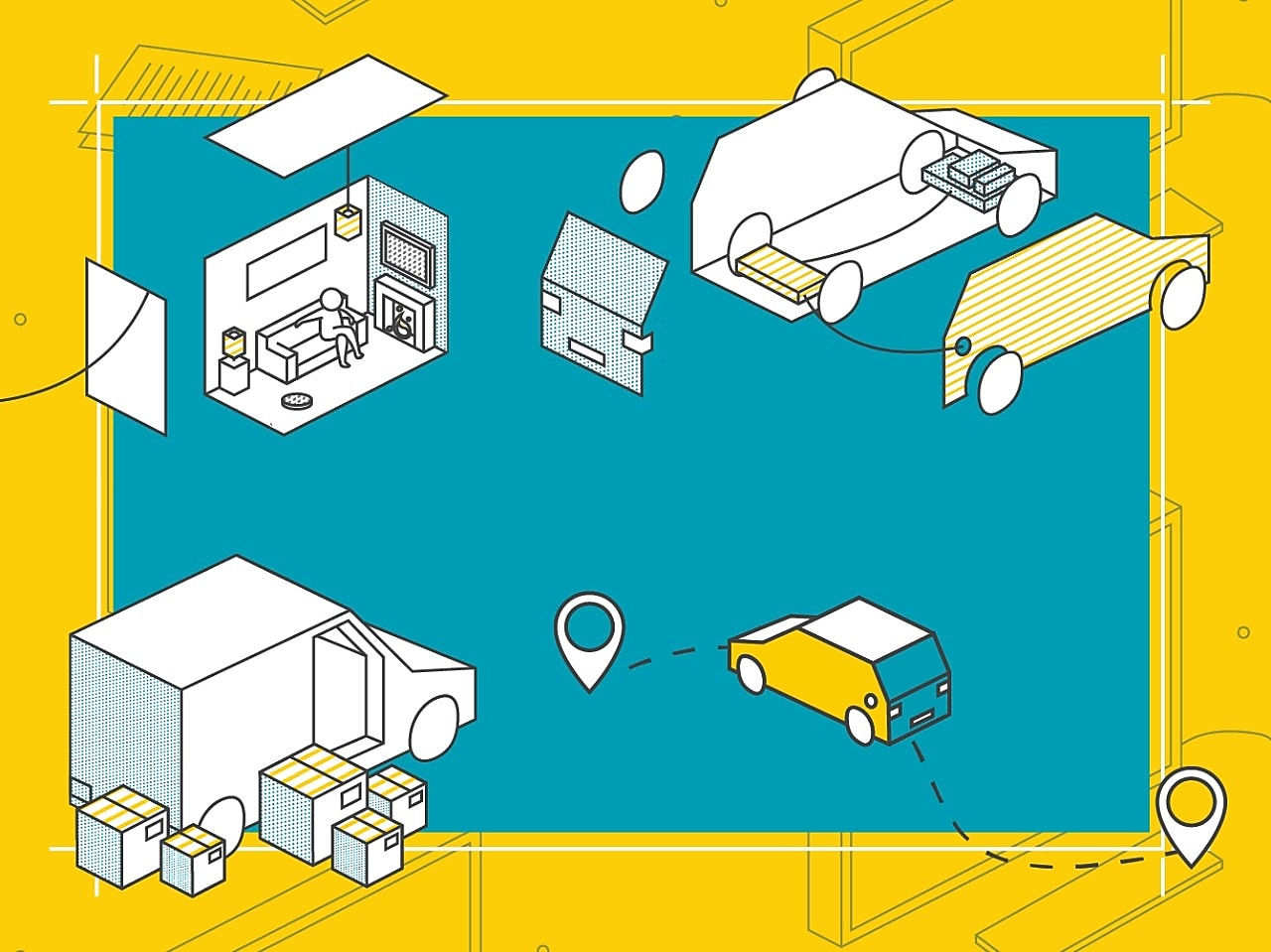 Student working on vehicle