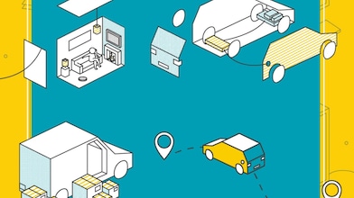 Student working on vehicle