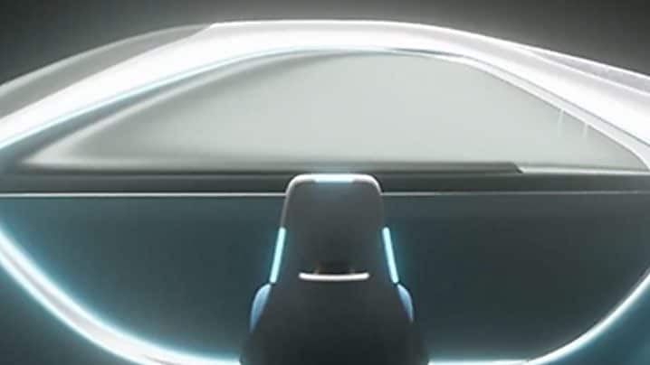 A car of the future designed with accessibility in mind.