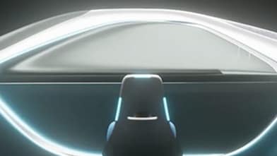 A car of the future designed with accessibility in mind.