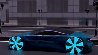 Powered by an organic battery, this car connects with the driver in a revolutionary way.