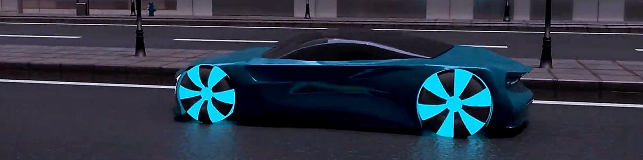 Powered by an organic battery, this car connects with the driver in a revolutionary way.