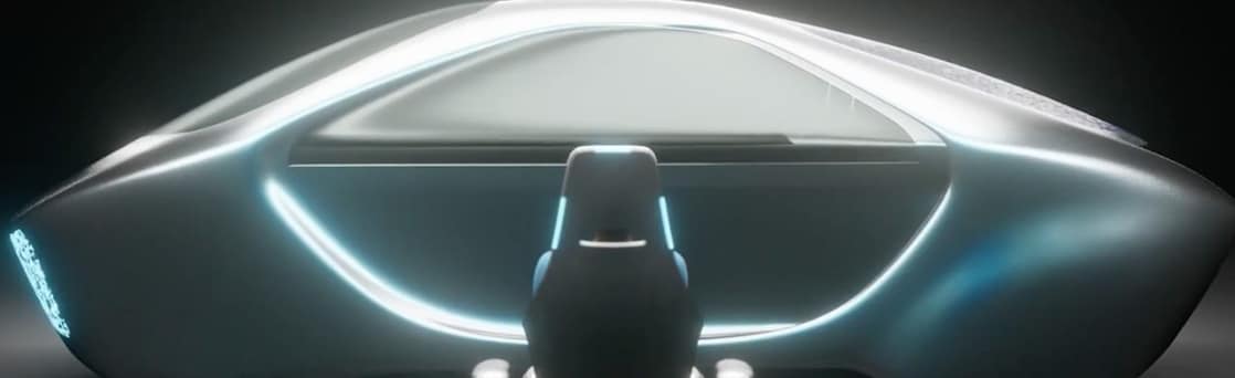 A car of the future designed with accessibility in mind.