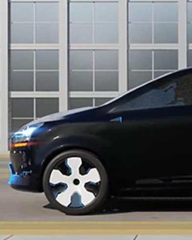 A modular design and compact transmission system make this car ultra-modern.