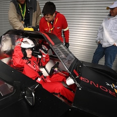Team Falcon UC  prepares for the Regional Championship during day five of Shell Eco-marathon Americas 2023